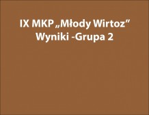 Wyniki - Grupa II